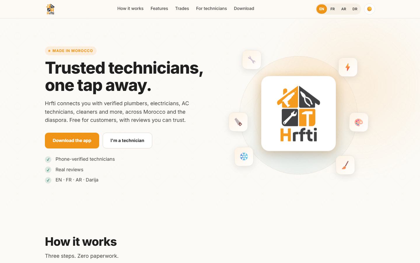 Hrfti, a product NeedBridge designed, built and published