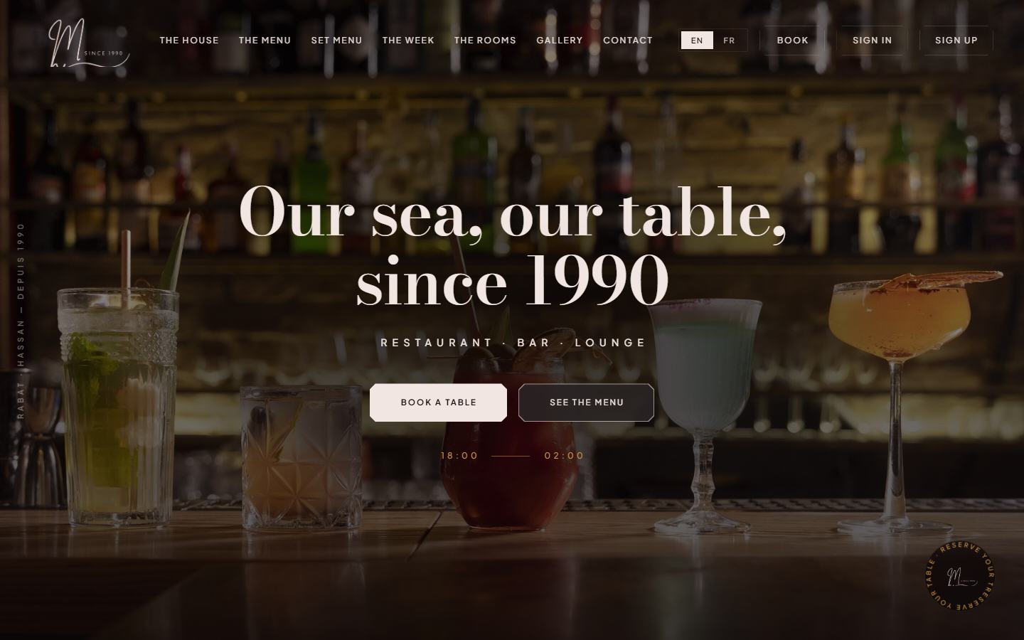 Le Mare Nostrum, home page
